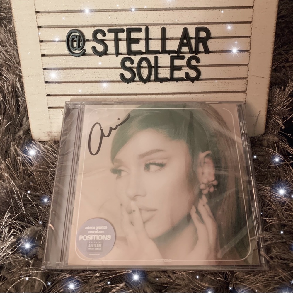 ✨NEW ARIANA GRANDE Positions CD Signed Sealed ✨